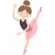 autocollant mural danseuse classique decoration