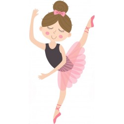 autocollant mural danseuse classique decoration