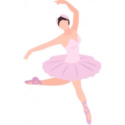 autocollants danse classique decoration