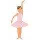autocollants danseuse classique