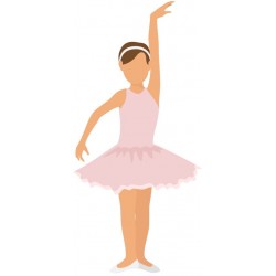 autocollants danseuse classique