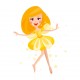 autocollants danseuse etoile