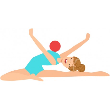 autocollants danseuse etoile chambre fille