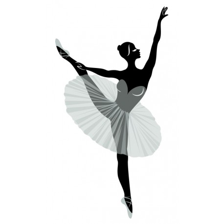 sticker danse classique chambre fille