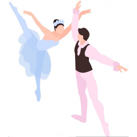 sticker danse classique decoration
