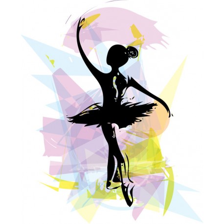 sticker danseuse ballerine chambre fille