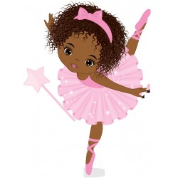 sticker danseuse chambre fille