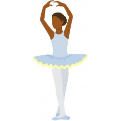 sticker danseuse classique