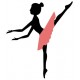 sticker danseuse classique chambre fille