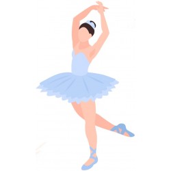 sticker danseuse classique deco fille