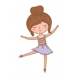 sticker danseuse etoile