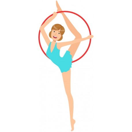 sticker danseuse etoile deco fille