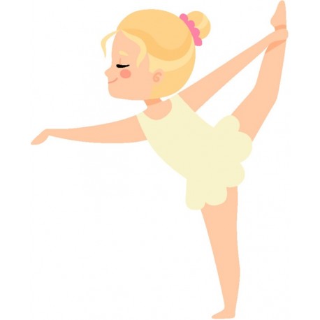 sticker mural danse classique chambre fille