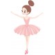 sticker mural danseuse ballerine decoration