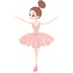 sticker mural danseuse ballerine decoration