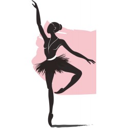 sticker muraux danseuse decoration