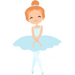 stickers danse classique chambre fille
