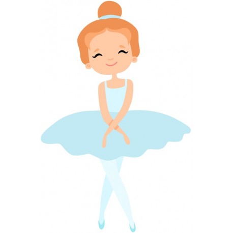 stickers danse classique chambre fille