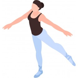 stickers danse classique decoration