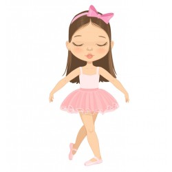 stickers danseuse ballerine fille