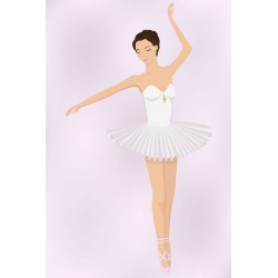 stickers danseuse ballerine decoration