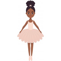 stickers danseuse classique chambre fille