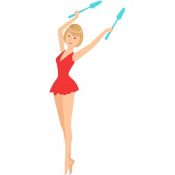 stickers danseuse etoile chambre fille