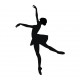 stickers mural danseuse classique
