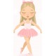 stickers muraux danse classique chambre fille