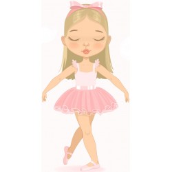 stickers muraux danse classique chambre fille