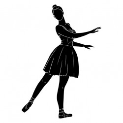 stickers muraux danseuse ballerine