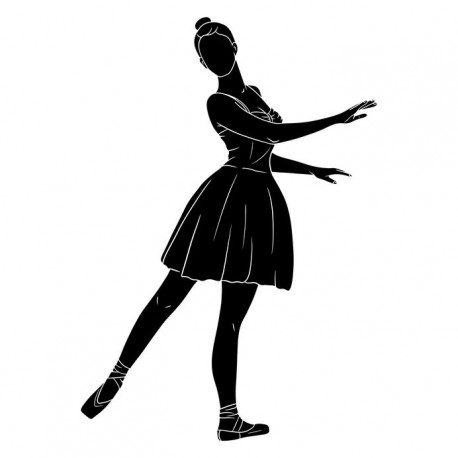 stickers muraux danseuse ballerine