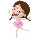 stickers muraux danseuse ballerine chambre fille
