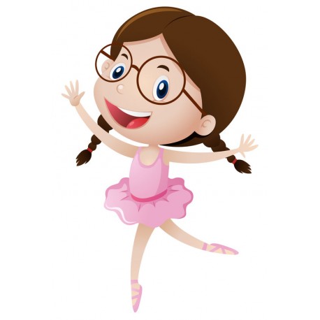 stickers muraux danseuse ballerine chambre fille