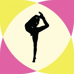 stickers muraux danseuse etoile