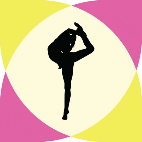 stickers muraux danseuse etoile