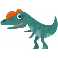 sticker dino deco