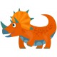 sticker dino geant