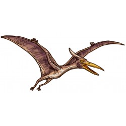 sticker dinosaure vert