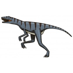 stickers muraux dinosaure gris