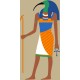 autocollant masque egypte