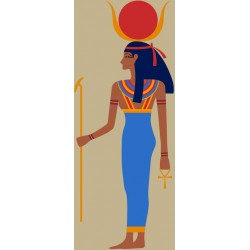 autocollant theme egypte chambre