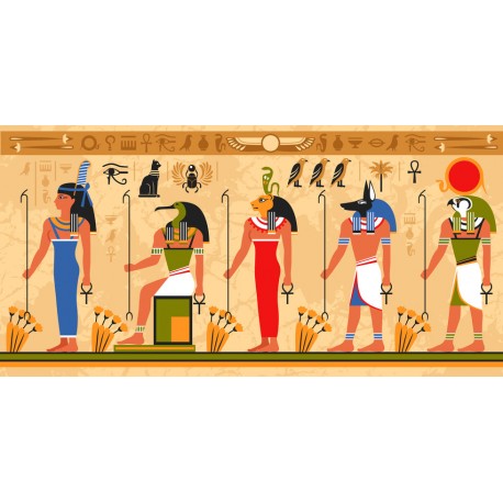 autocollant femme egyptienne