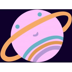 sticker ovni espace