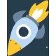 stickers fusee deco enfant