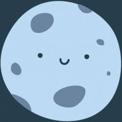 stickers lune chambre enfant
