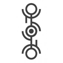 autocollant alien pixel