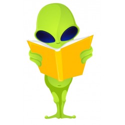 autocollant ovni joyeux