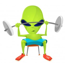 autocollant soucoupe volante