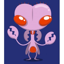 autocollants theme extraterrestre enfant